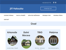 Tablet Screenshot of halouzka.cz